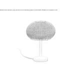 Zewnętrzna lampa stołowa LED z włókna syntetycznego Tililan