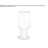 Outdoor LED table lamp made of polyethylene Videm