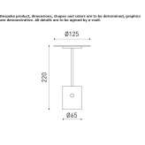 Aluminiowa lampa stołowa zewnętrzna z ładowaniem USB Plugari