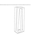 Aluminiowa lampa stołowa zasilana energią słoneczną Abezames