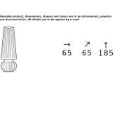 LED floor lamp made of polyethylene Tergu