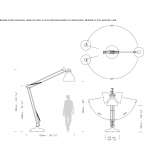 Regulowana aluminiowa lampa podłogowa LED Lesve