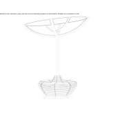 Steel LED floor lamp with built-in lights Rijeka