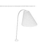 Steel outdoor arc lamp Comalapa