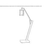 Outdoor lighting stand Utrillas