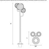 Lampa podłogowa LED Malansac