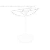 Steel LED floor lamp with built-in lights Rijeka