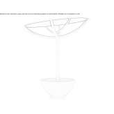 Steel LED floor lamp with built-in lights Rijeka