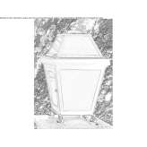 Iron floor lamp Erythres