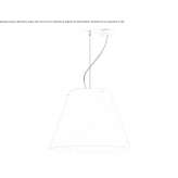 Outdoor hanging lamp made of polycarbonate Bokeelia