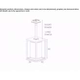 Zewnętrzna lampa wisząca z aluminium malowanego proszkowo Dormagen