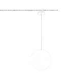 Outdoor hanging lamp made of polyethylene Kaarina
