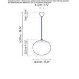 Outdoor LED hanging lamp Culmore