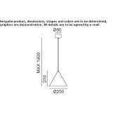 Brass outdoor hanging lamp Crodo