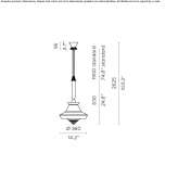 Zewnętrzna lampa wisząca LED Stanley