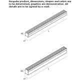 Outdoor metal linear profile Borghi