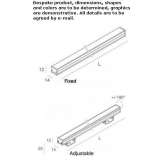 Metal linear profile for wall mounting Mart