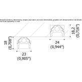 Aluminum external linear profile Zacapu