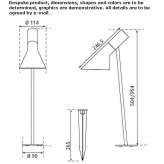 Steel LED lighting pole Insheim