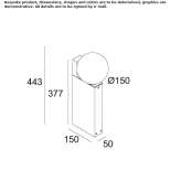 Metal LED lighting pole Cieladz