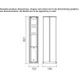 Aluminum lighting pole/power distribution unit Cornale