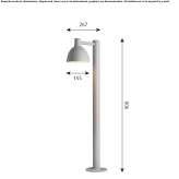 Aluminum lighting pole Enetai