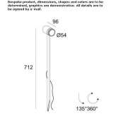 Metal LED lighting pole Mawson