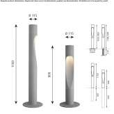 Aluminum LED lighting pole Sunne