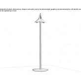 Aluminiowy słupek oświetleniowy LED Olyka