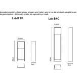 LED lighting pole made of aluminum and wood Tosagua