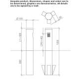 Chestnut LED lighting pole powered by solar energy Drabiv