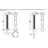 Pole post with built-in lighting Sorgues