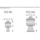 Metal lighting pole Magne
