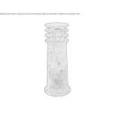 Cast iron lighting post Blonay