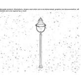 Metal lighting pole Seelbach