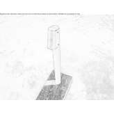Steel LED lighting bollard with epoxy paint Yasinya