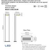 Aluminum LED lighting pole Neverin