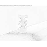 Corten™ LED floor lamp Yasinya
