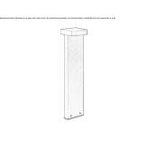 LED light pole Guaiuba