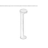 Steel LED lighting pole Guaiuba