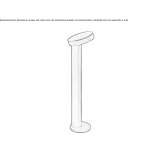 Steel LED lighting pole Guaiuba