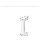 Steel LED lighting pole Guaiuba