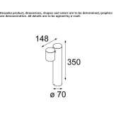 LED light pole Derwen