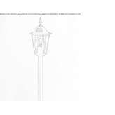 Garden lantern made of die-cast aluminum Kaarina