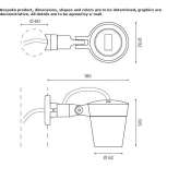 Die-cast aluminum LED garden lantern Paste