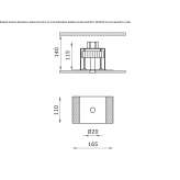 Aluminum recessed LED spotlight, outdoor Kurnach