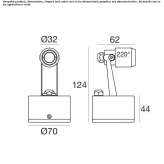 Adjustable outdoor LED spotlight Albelda