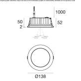 Aluminum recessed LED spotlight, outdoor Rudnitz