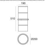 Aluminum recessed LED spotlight, outdoor Moerzeke