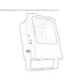 Adjustable aluminum LED outdoor spotlight Groznjan